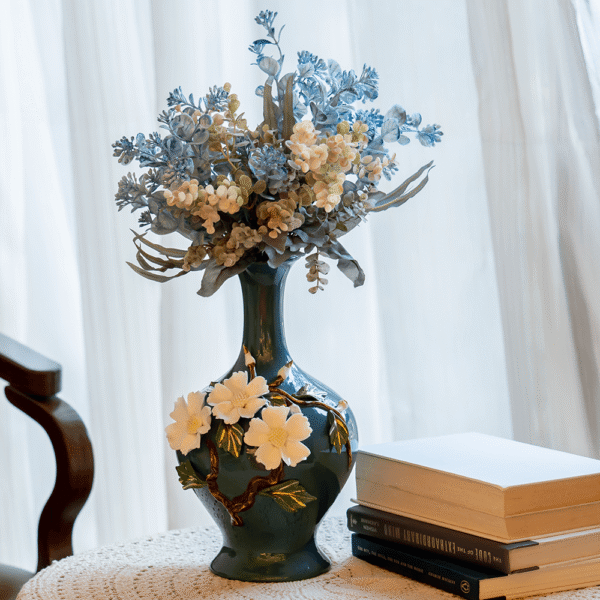 Vintage Floral Vase
