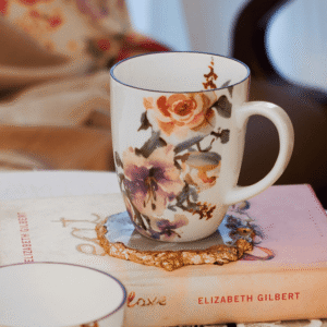 Porcelain Floral Mug