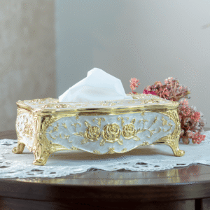 Gold Rose Luxury Tissue Box