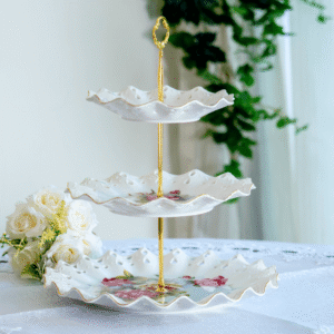 Three-Tier Glass Stand