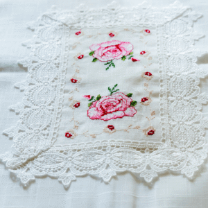 Floral Embroidered Placemat