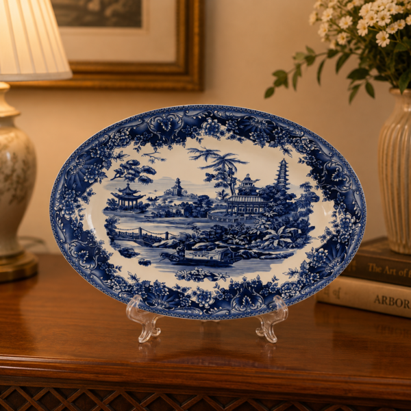 LANDSCAPE DESIGN OVAL PLATTER