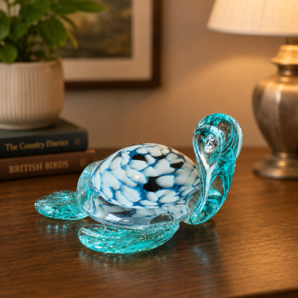 HAND BLOWN GLASS SEA TURTLE