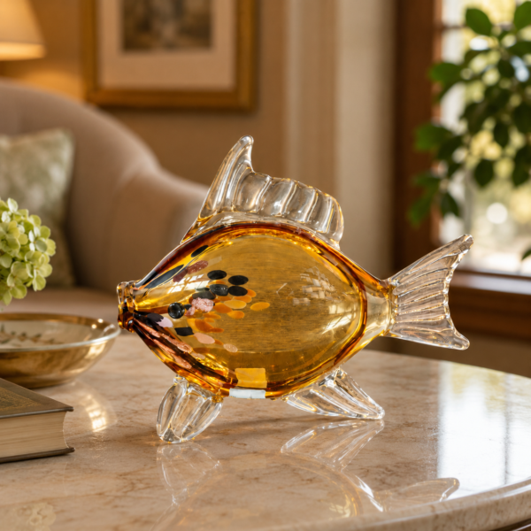 HAND BLOWN GLASS FISH