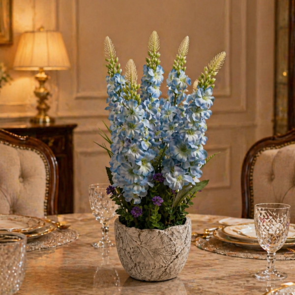 DELPHINIUM IN POT