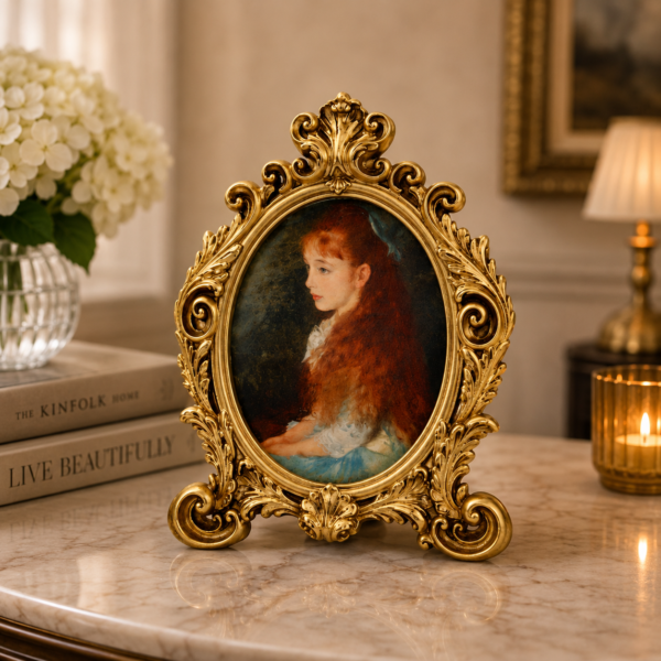 PHOTOFRAME OVAL LEAF DESIGN