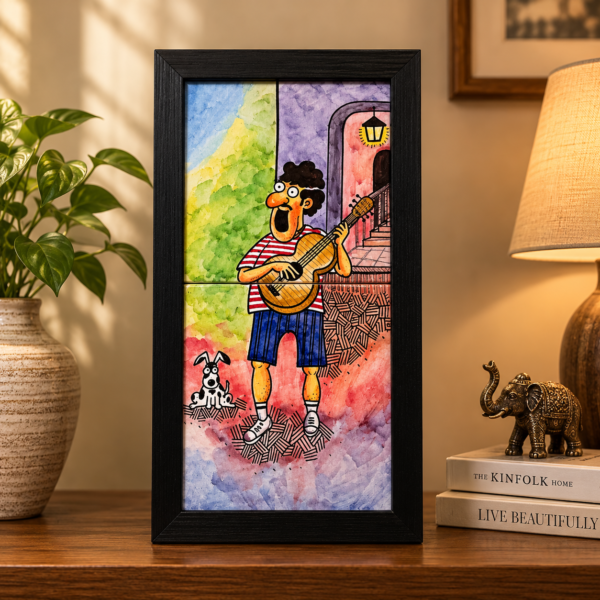 2 TILE PAINTING